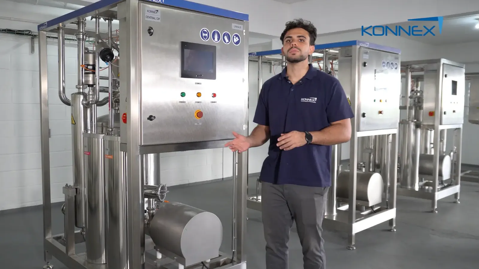 Produção de vídeo técnico em indústria
